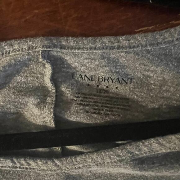 Lane Bryant Womens Grey "Hello Friday" V Neck T Shirt 18/20 Feminine - Picture 6 of 6